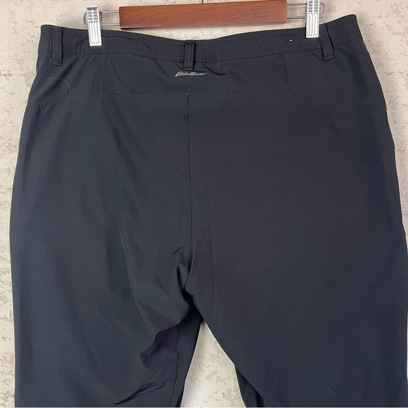 EDDIE BAUER Womens Black Fleece Lined Pants Size 12 Cold Weather - Picture 8 of 15